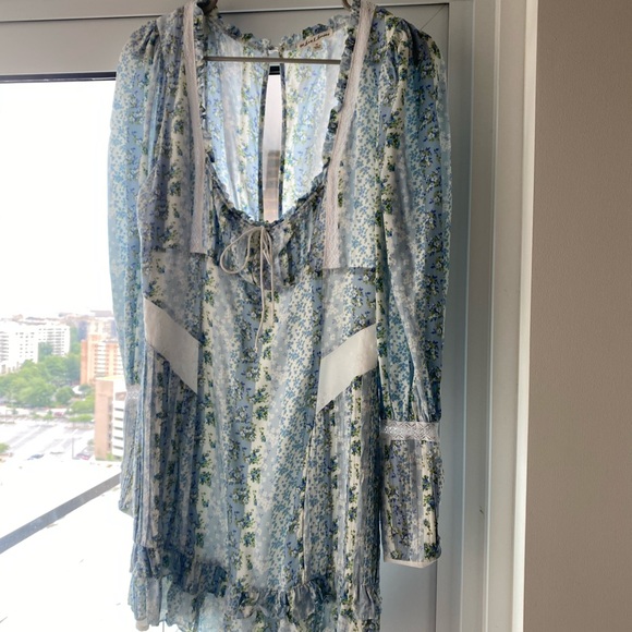 For Love & Lemons Gracie Mini Dress free shipping - Picture 2 of 9